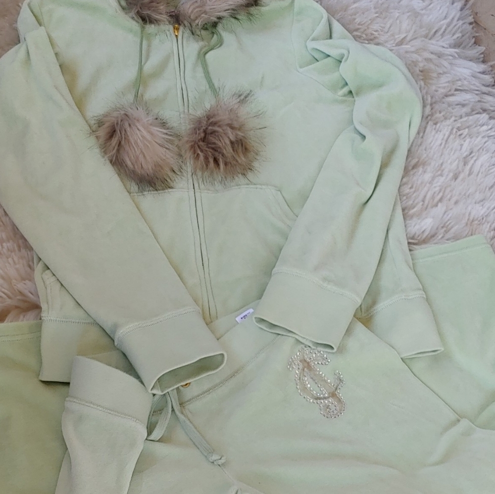 JUICY Couture Green Tracksuit Top XL Bottom L